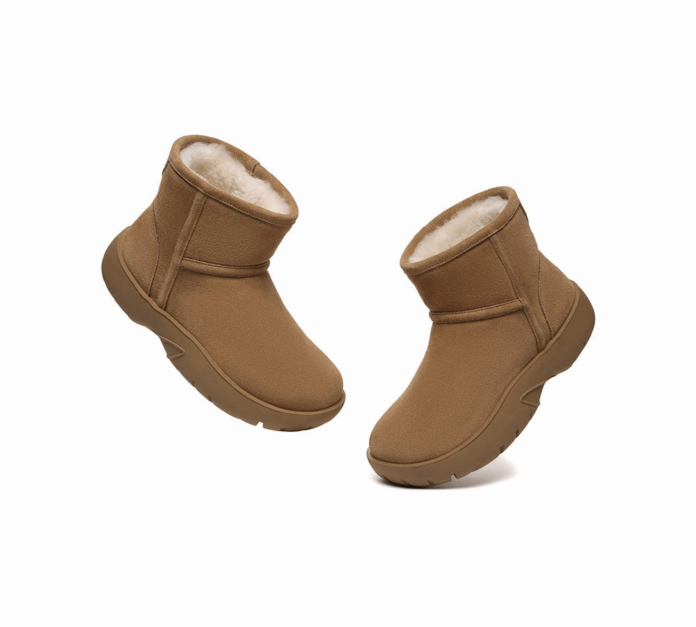 AUSTRALIAN SHEPHERD UGG Boots Sheepskin Wool Ankle Chunky Mini Classic Salma Boots Western Boots