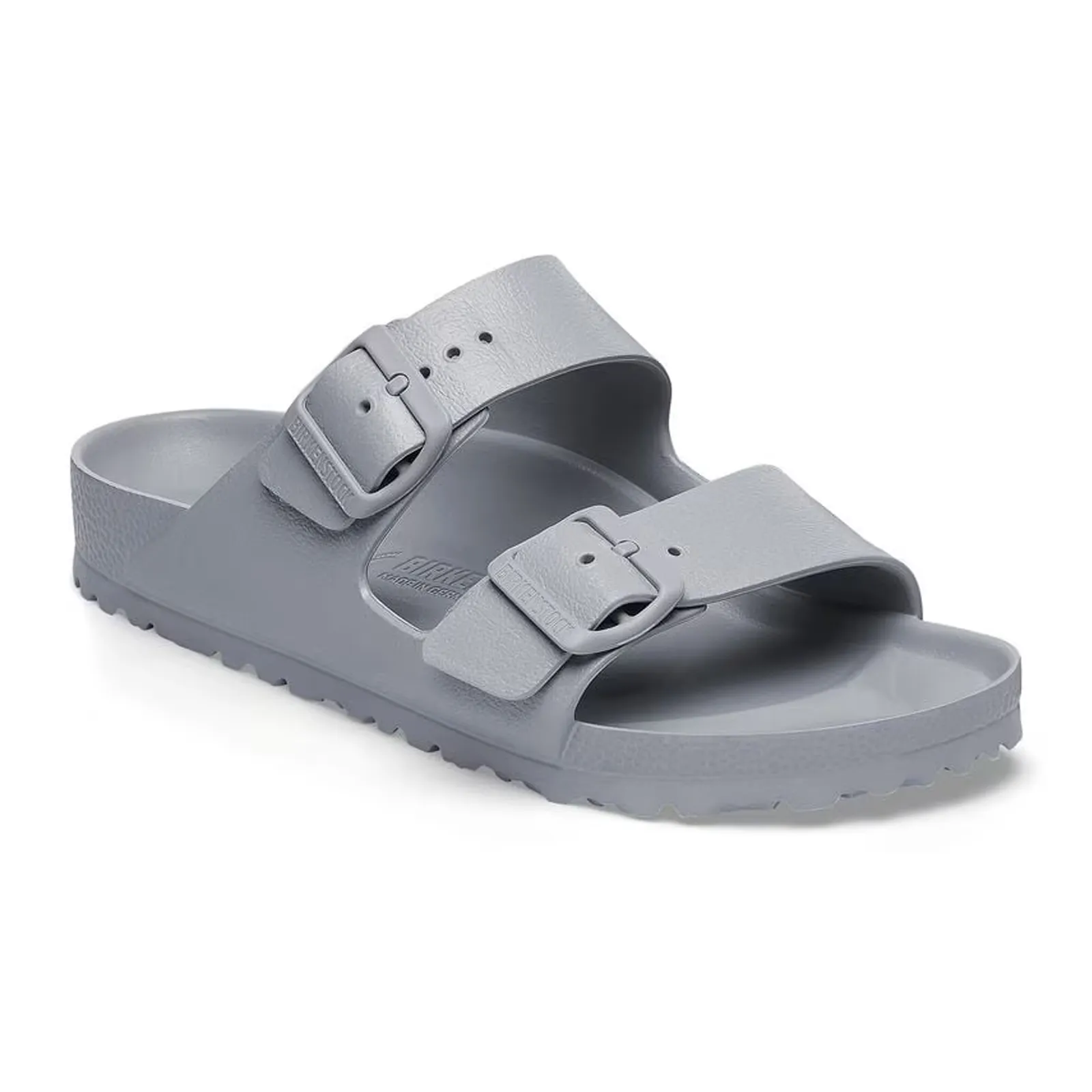 Wedge Strappy Sandals Birkenstock Arizona EVA Slide Sandal (Men) - Stone Coin