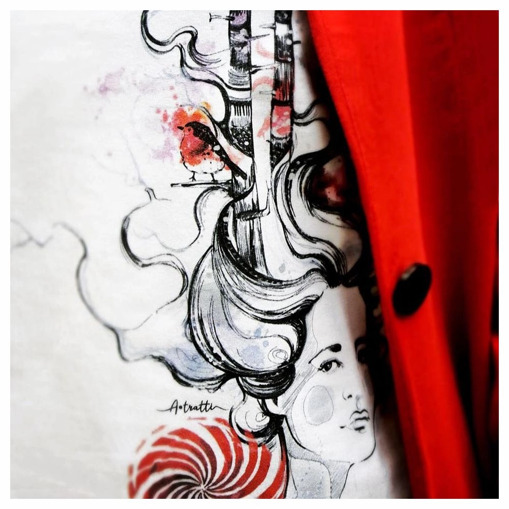 Preschool T Shirts A.Tratti White Viscose Women Top