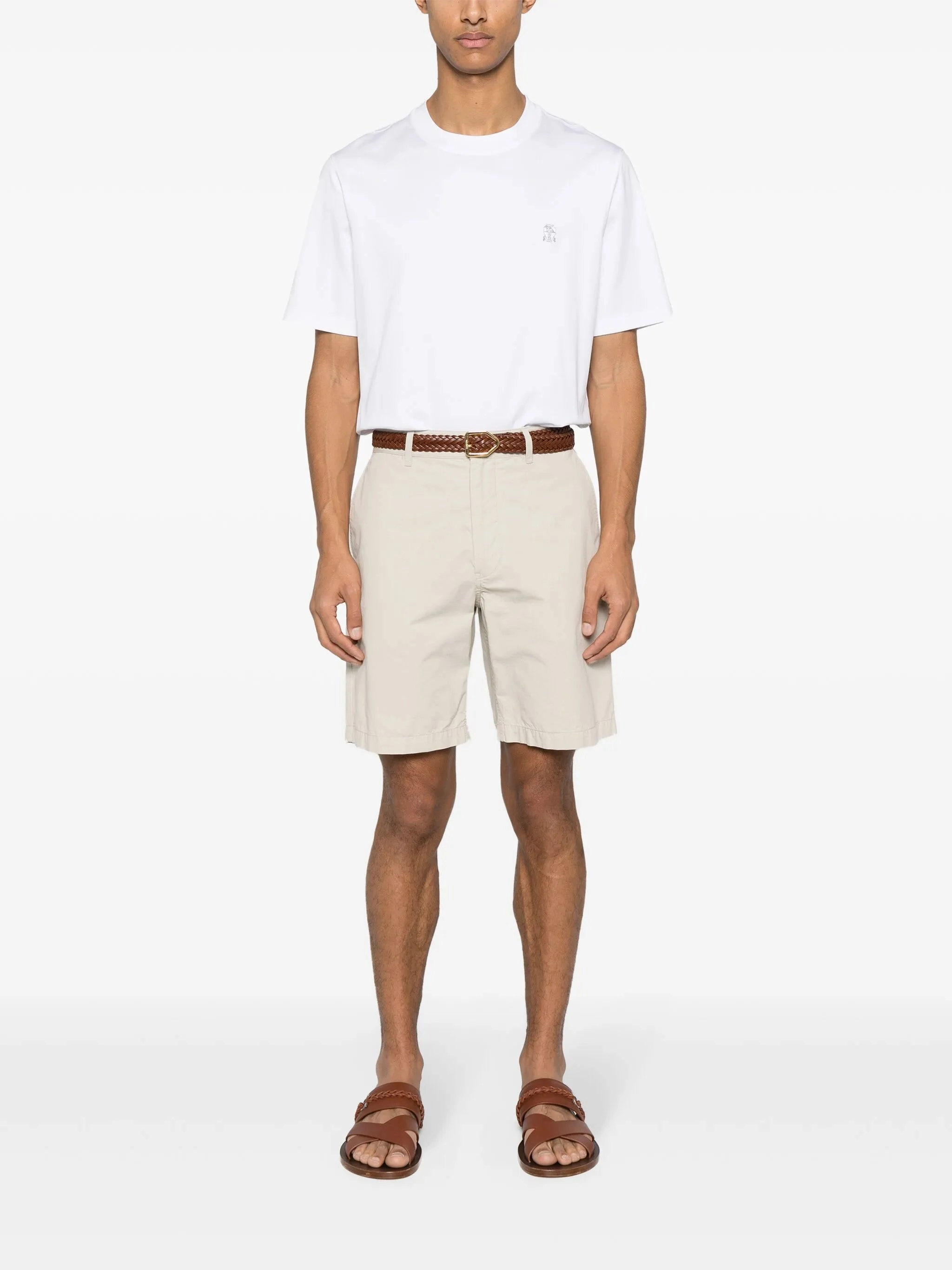 embroidered-logo cotton T-shirt Bar Crawl T Shirts