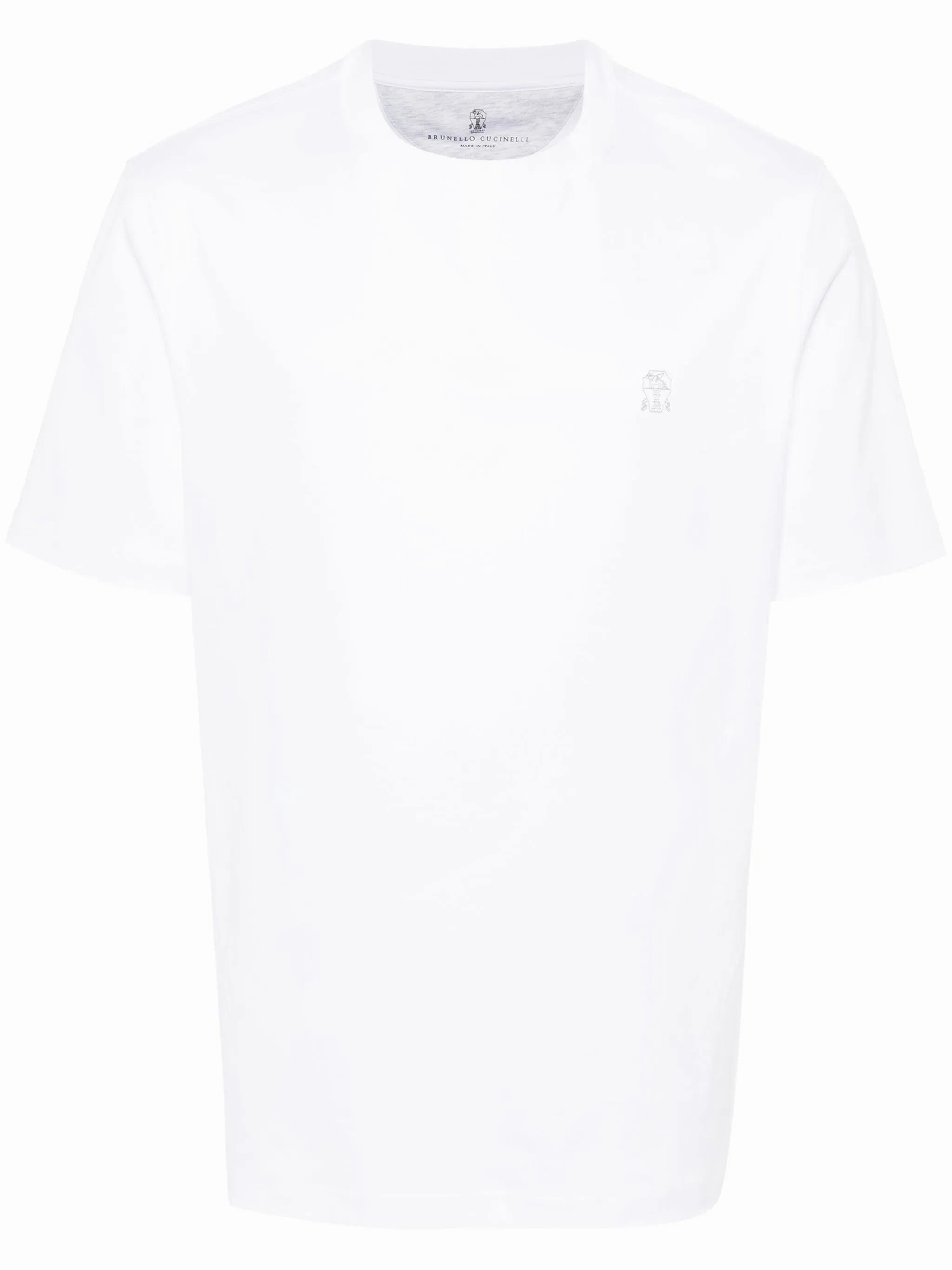 embroidered-logo cotton T-shirt Goth T Shirts