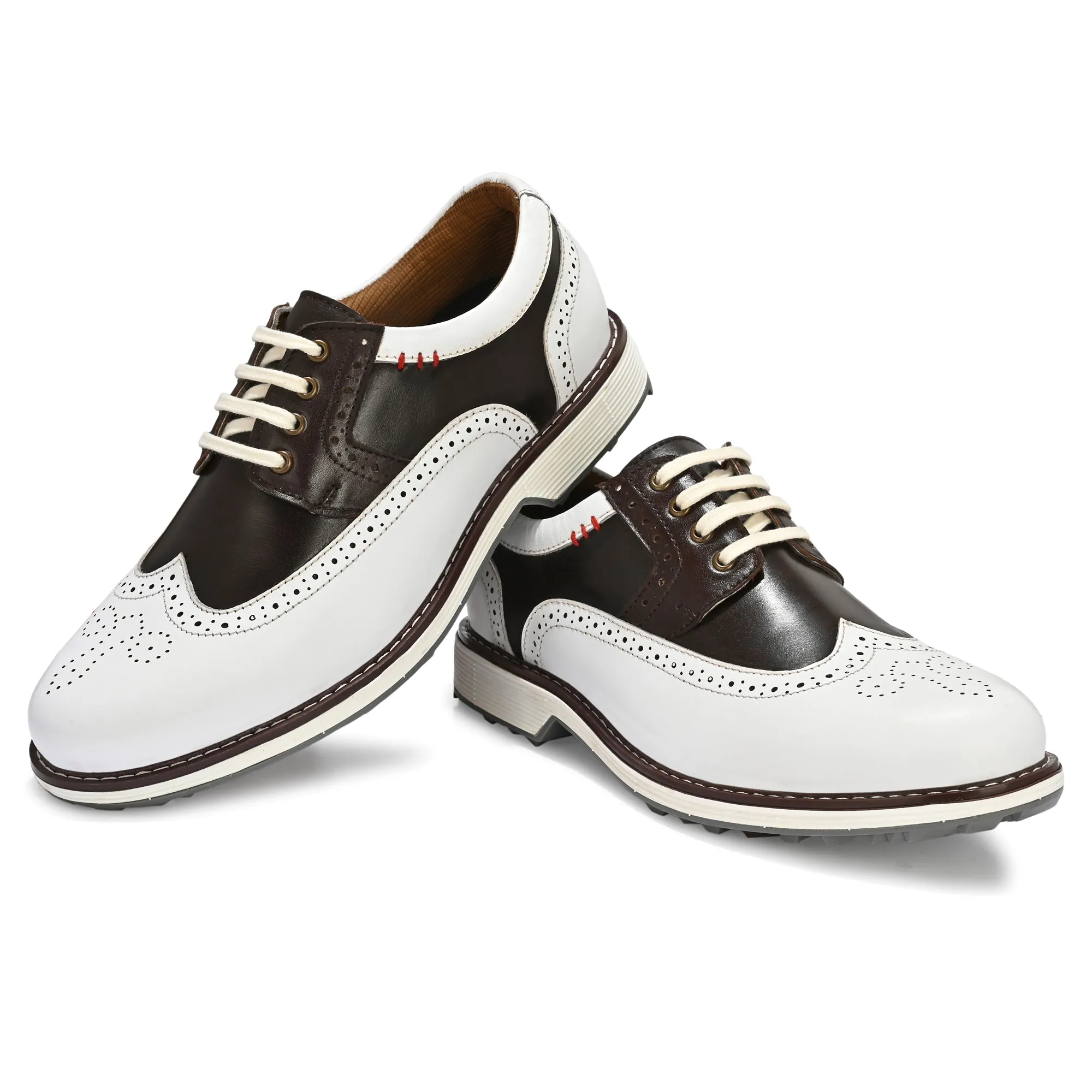 Top Rated Golf Shoes Axis White - Black-Golf Shoes