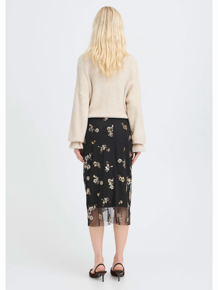 B Young ByRenaz Pencil Skirt Meteorite