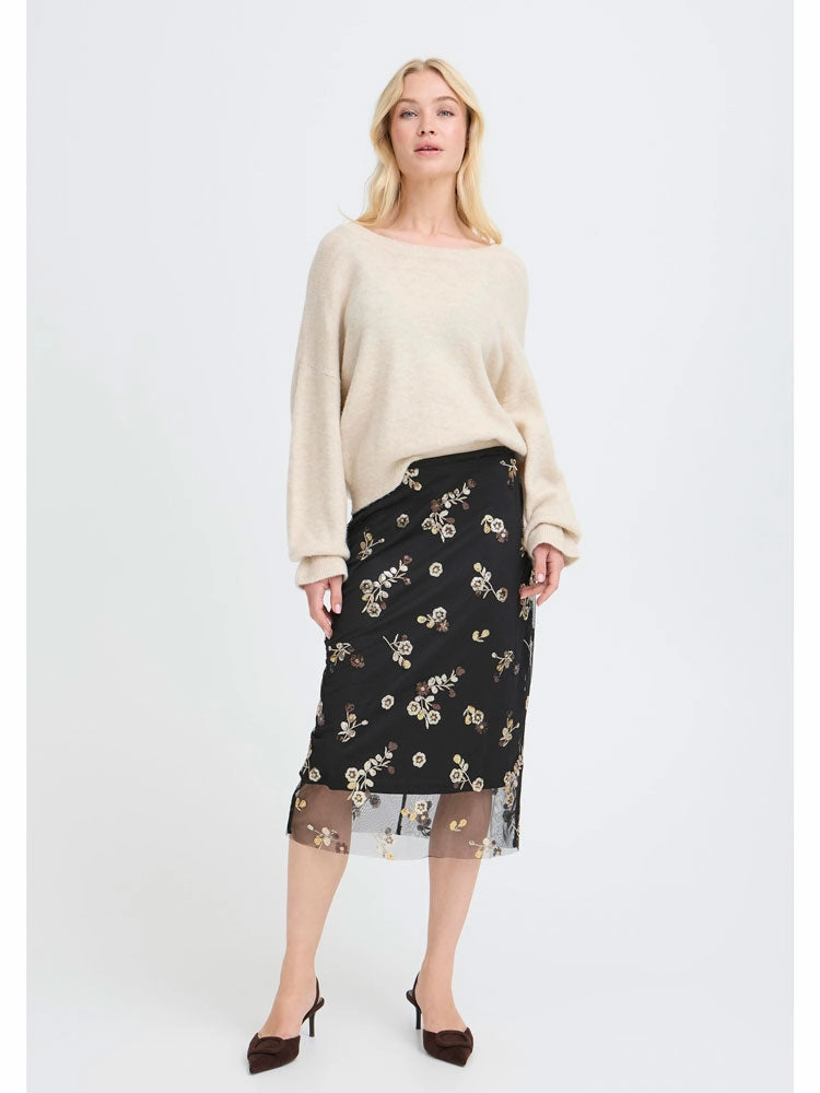 B Young ByRenaz Pencil Skirt Meteorite