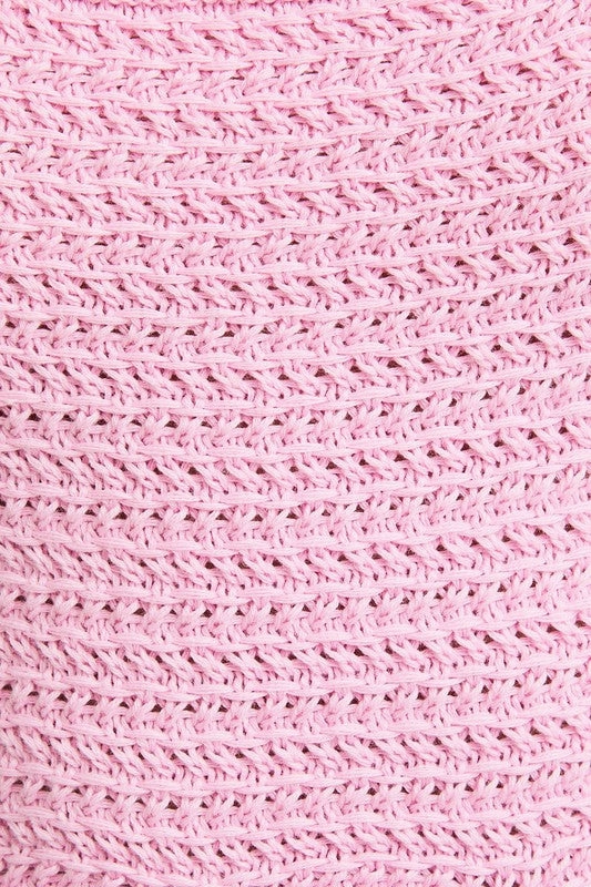 Bali Square Neck Sleeveless Crochet Midi Dress Midi Dress With Thigh High Boots