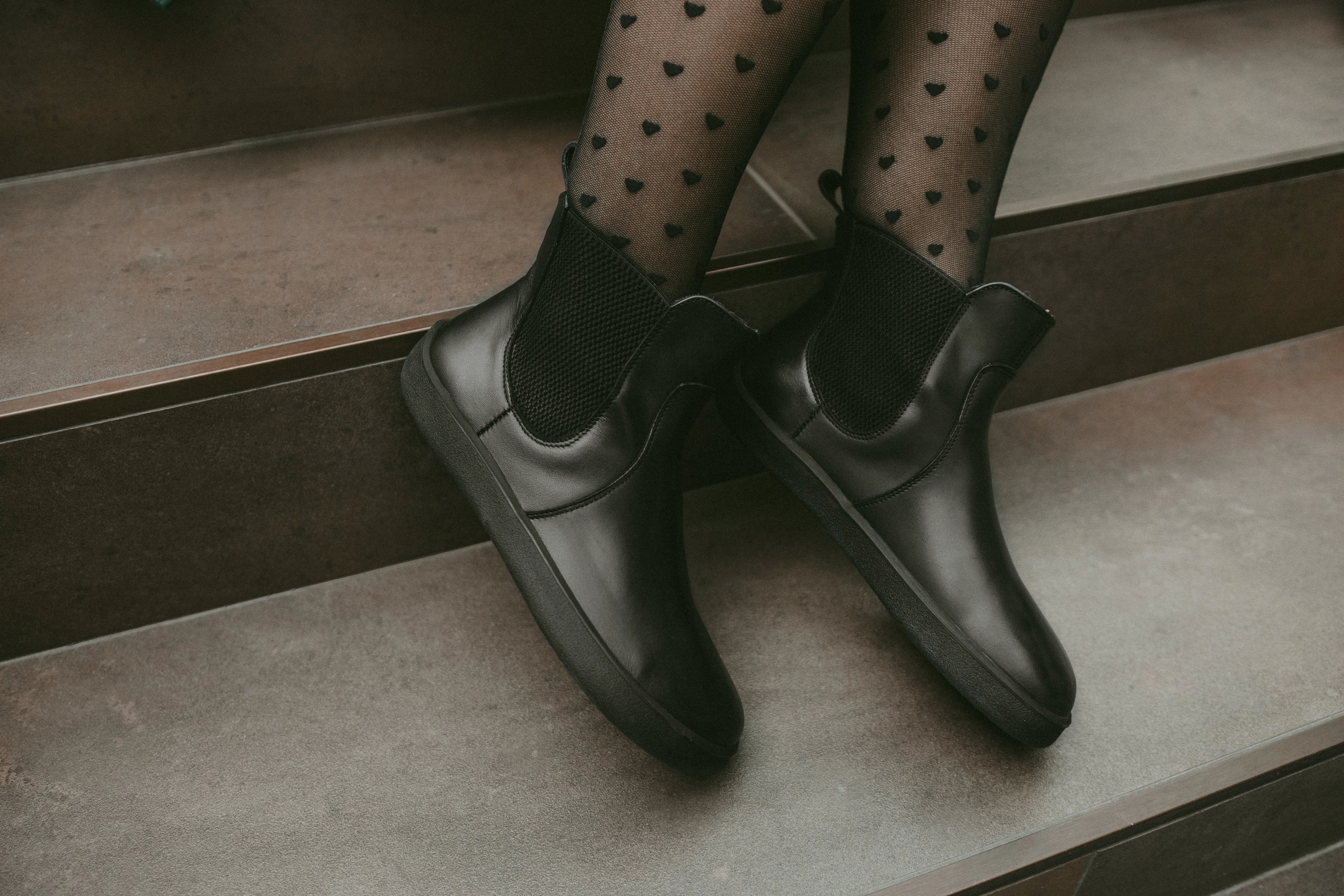 Barefoot Boots Be Lenka Entice Neo - All Black Chelsea Boots Grey