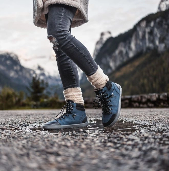 Barefoot Shoes Be Lenka Ranger 2.0 - Dark Blue Green Hiking Boots