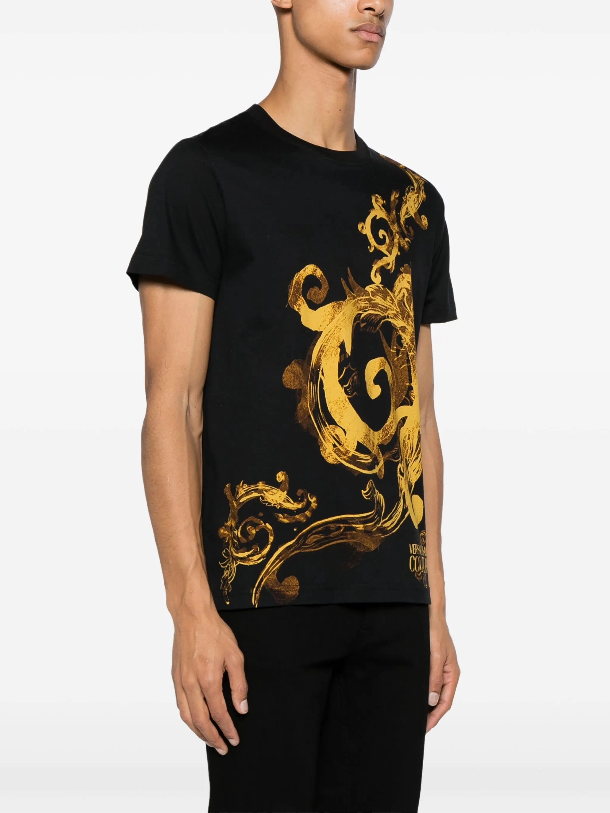 Crafts T Shirts Barocc-print cotton T-shirt