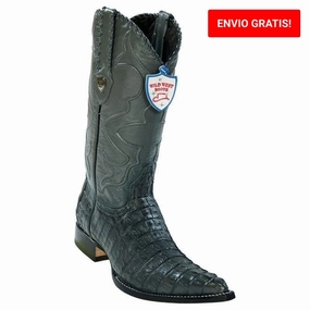 Botas de Cocodrilo Caiman Cola Punta 3X Aladino WW Boots For Troops