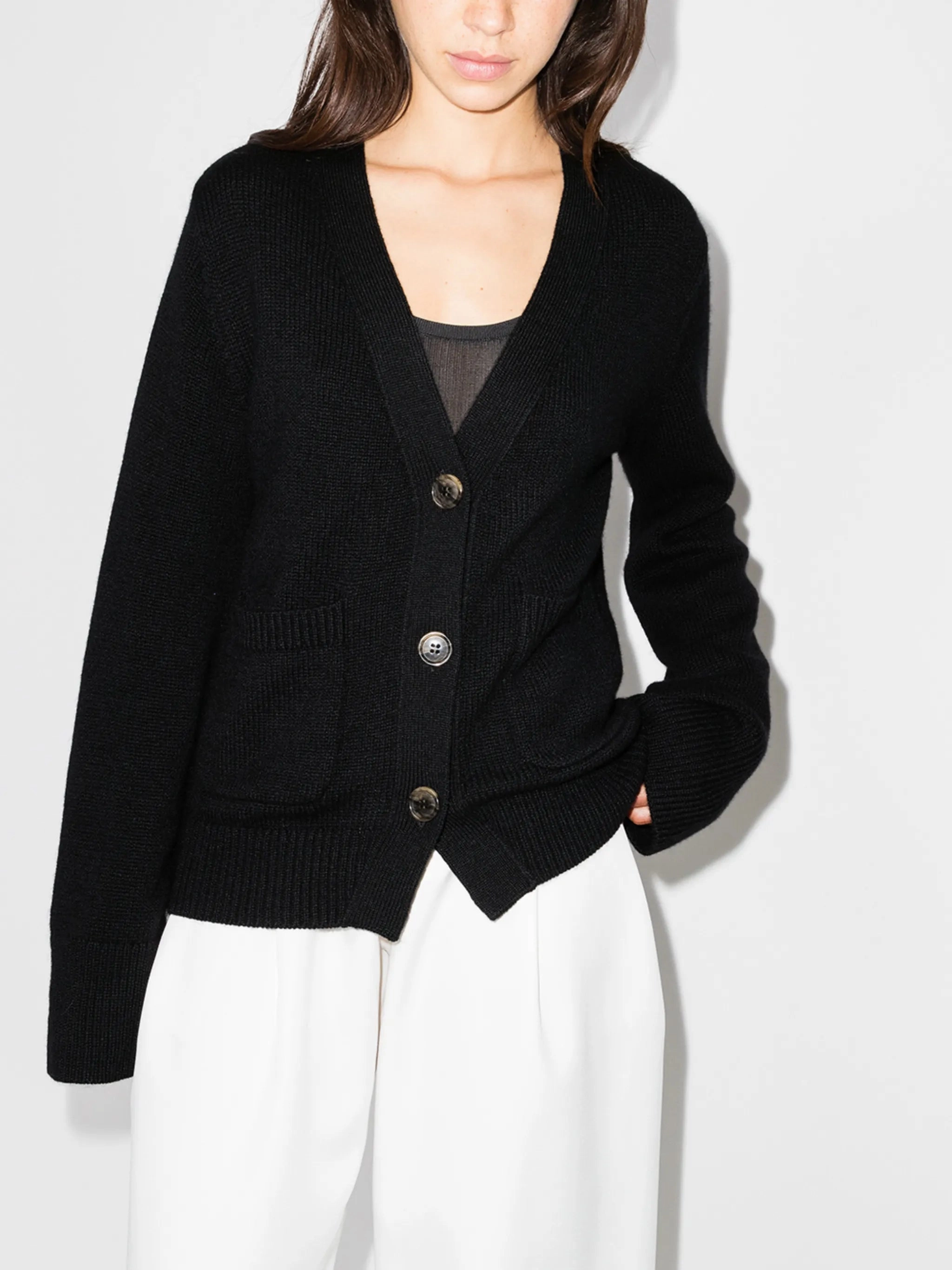 Davvi oversized V-neck cardigan Knitwear Deutsch