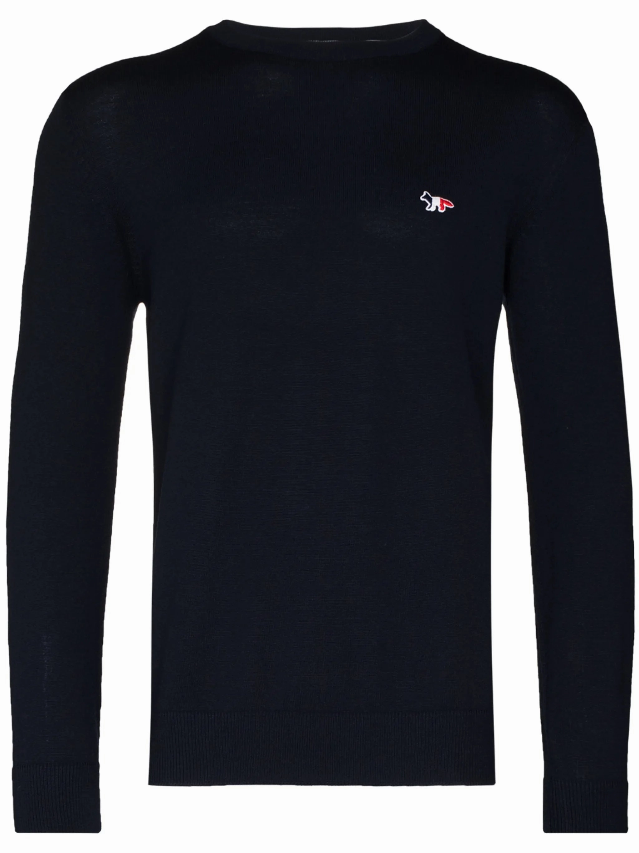 embroidered logo wool jumper B Knitwear