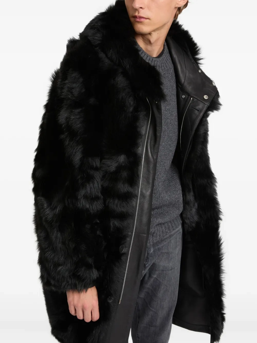 Buy Winter Coats YVES SALOMON - Men Toscana Lambskin Jacket