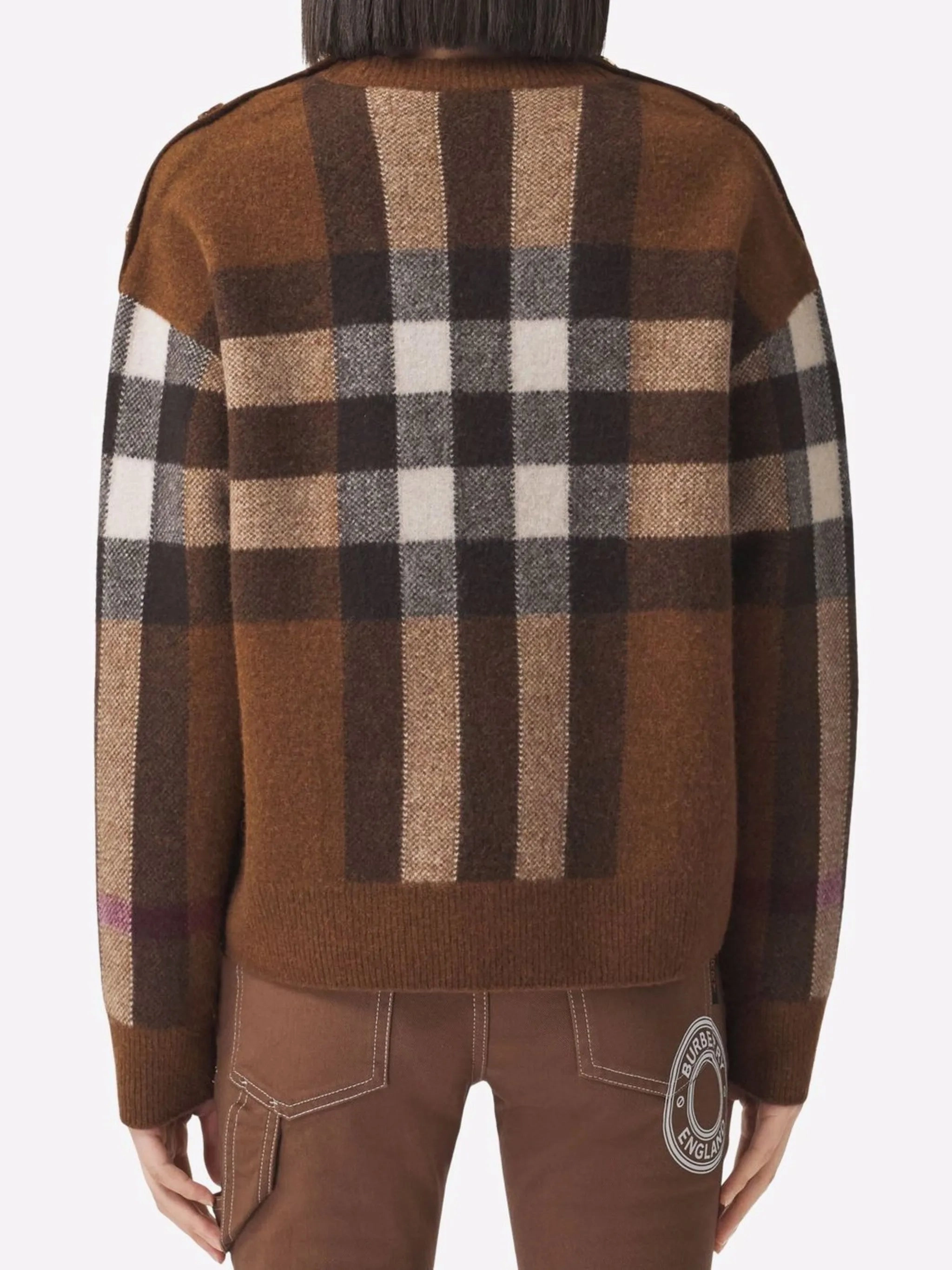 check wool-cashmere jumper Zara Knitwear Collection