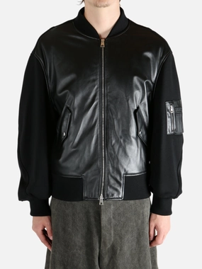 GIVENCHY - Men Couture Seam Bomber Jacket 1920s Style Coats