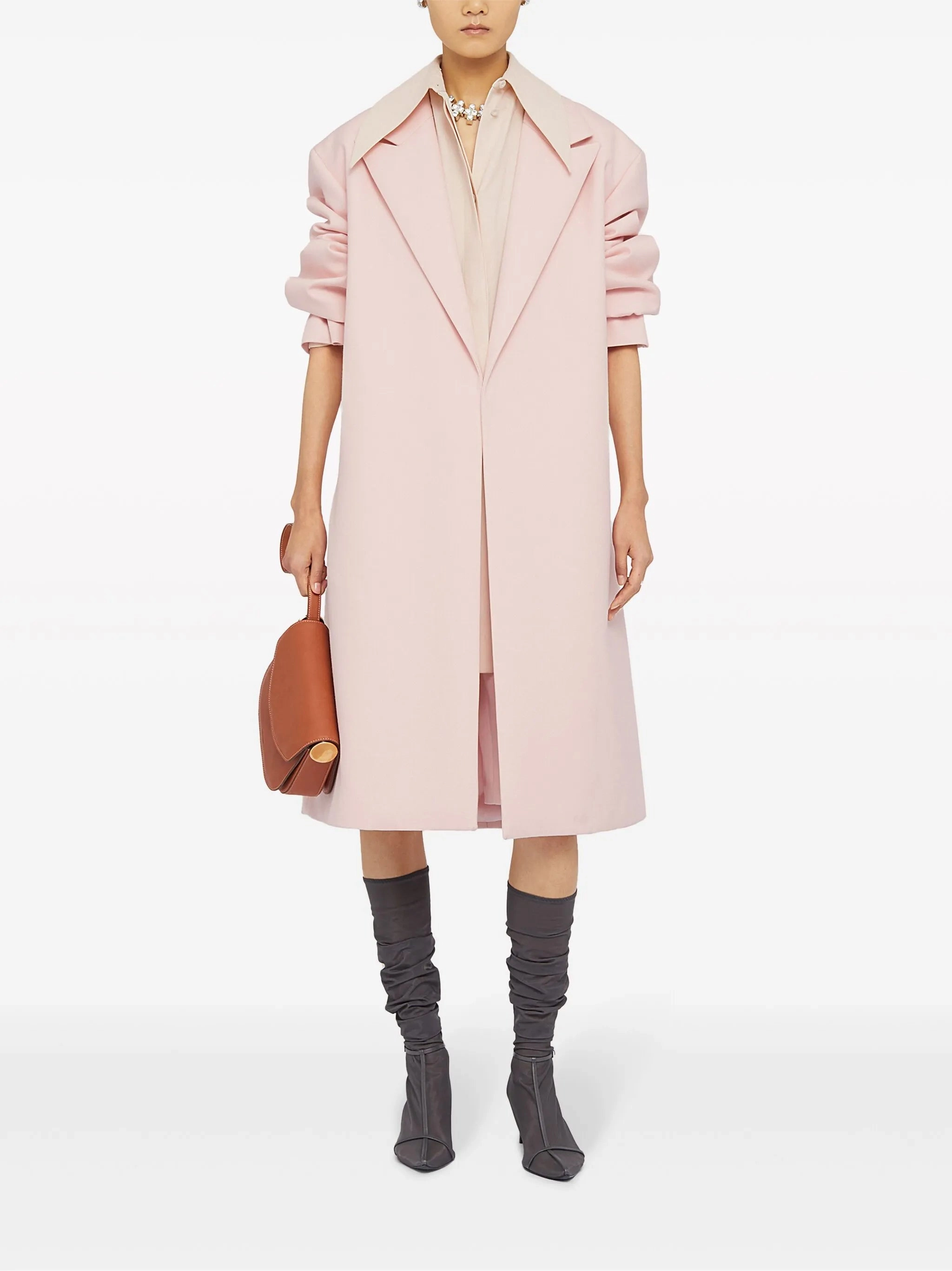 Axel Arigato Coats belted peak-lapel coat