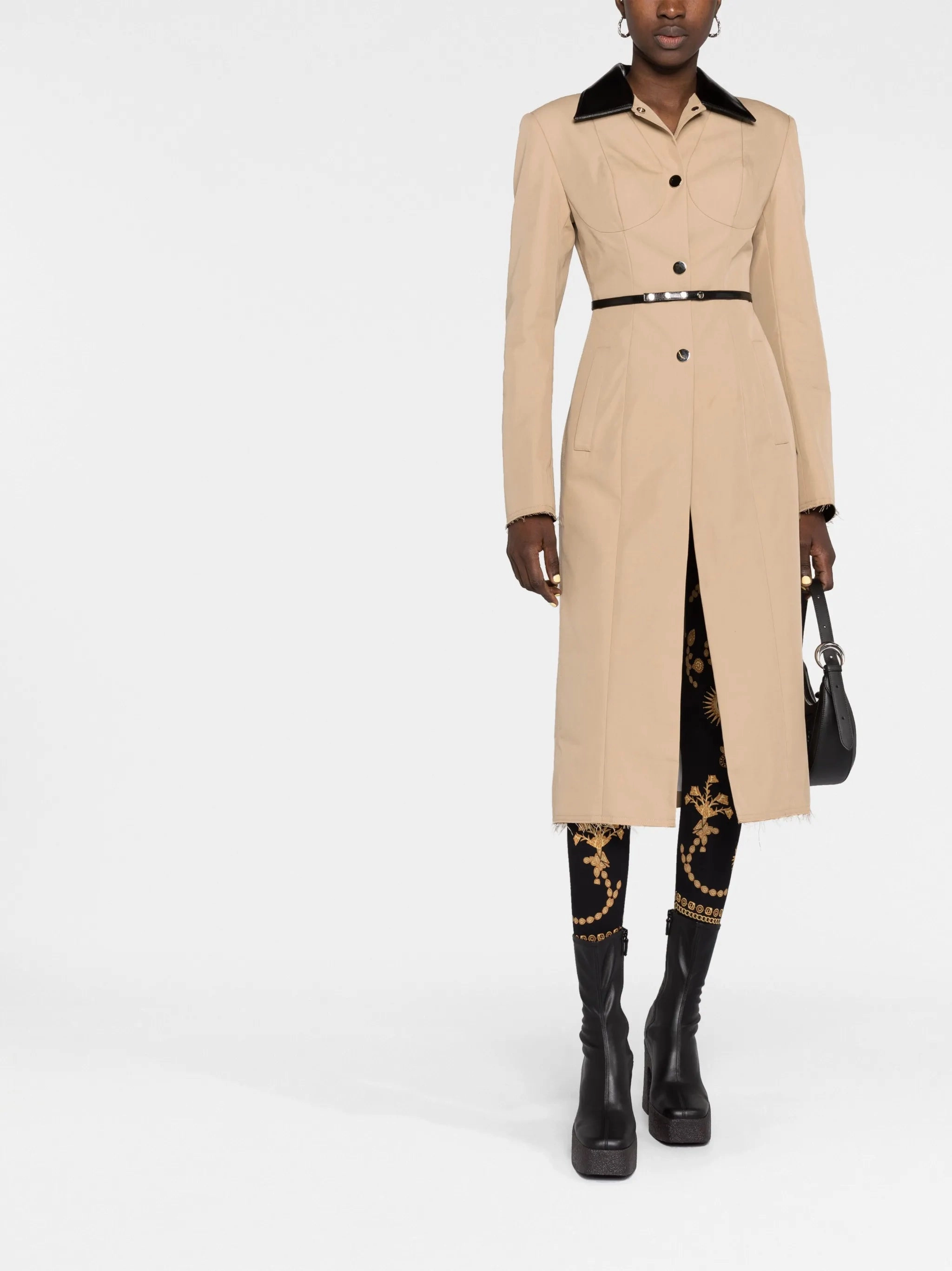 Coats In Style 2024 belted single-breasted coat