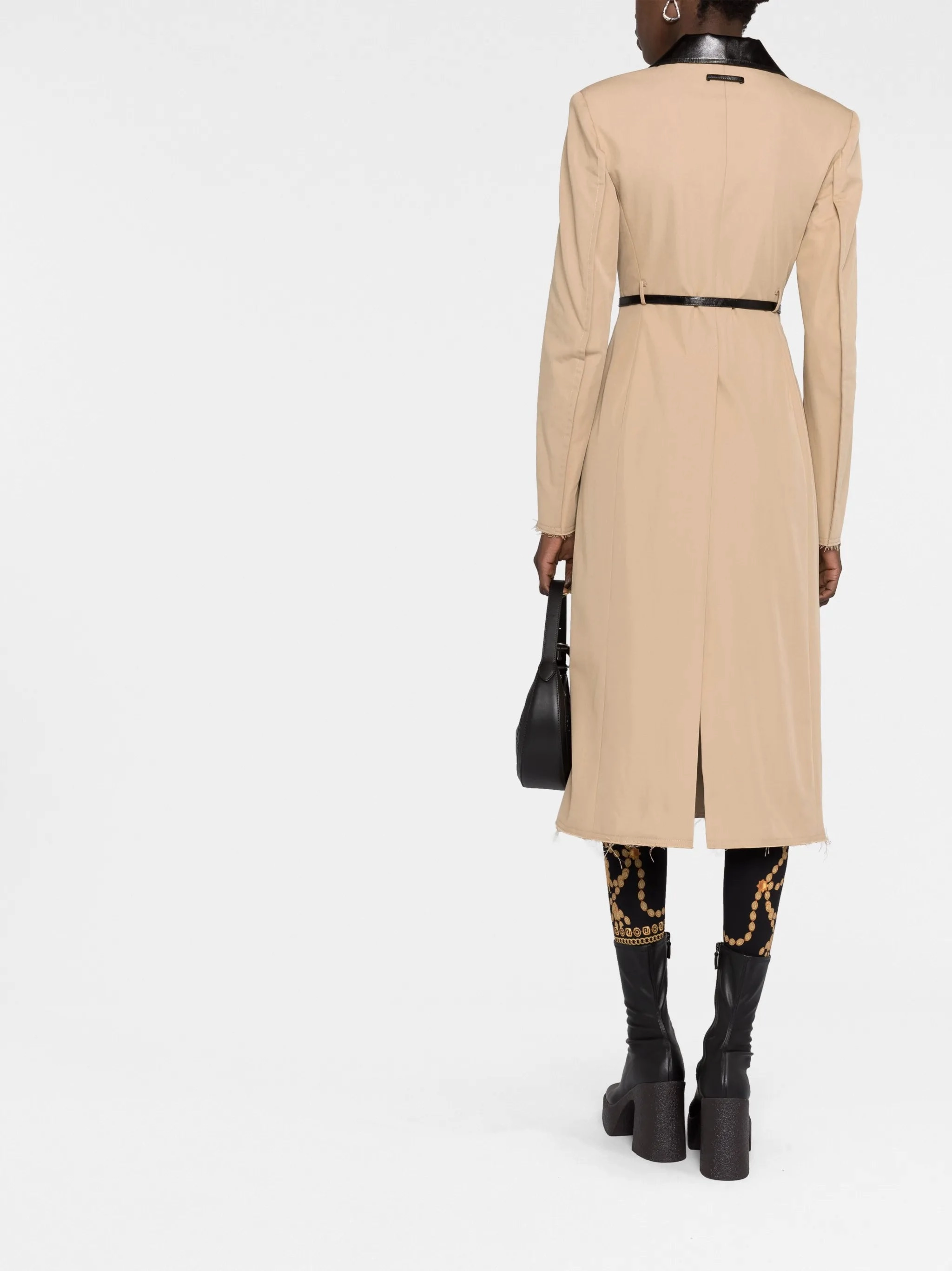 belted single-breasted coat Safe Coats