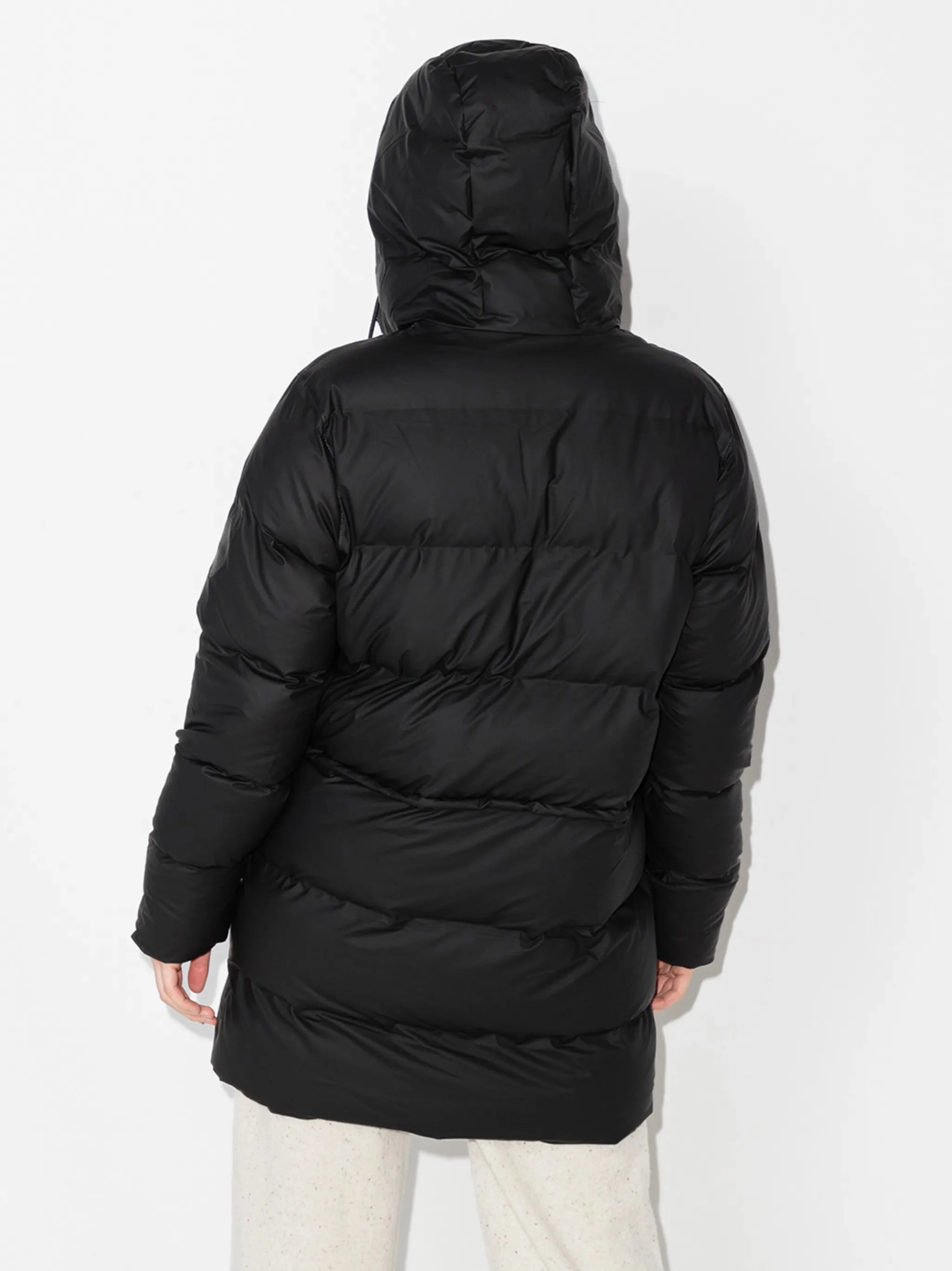 belted waist puffer coat Long Down Coats On Sale