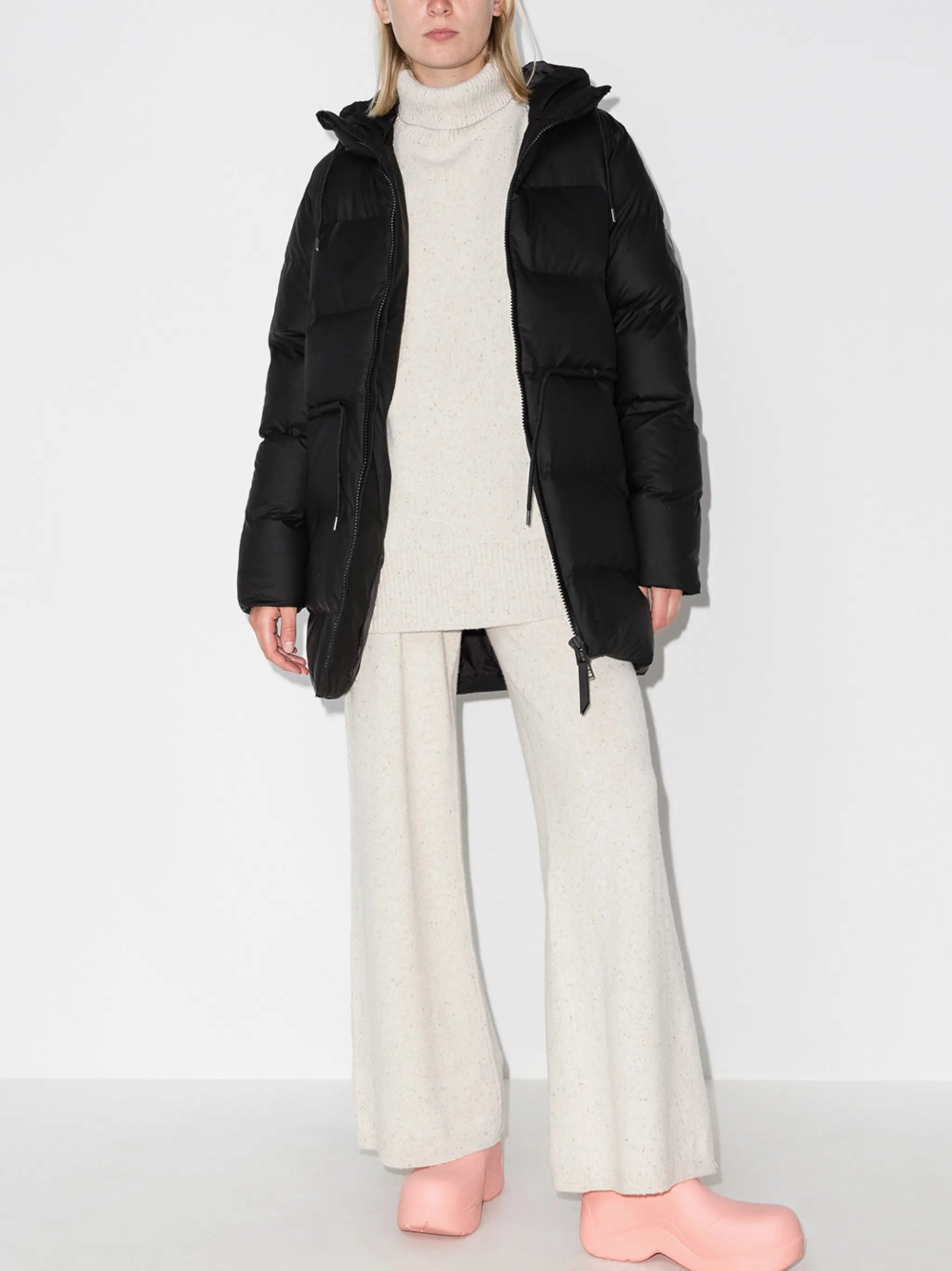Berne Coats belted waist puffer coat