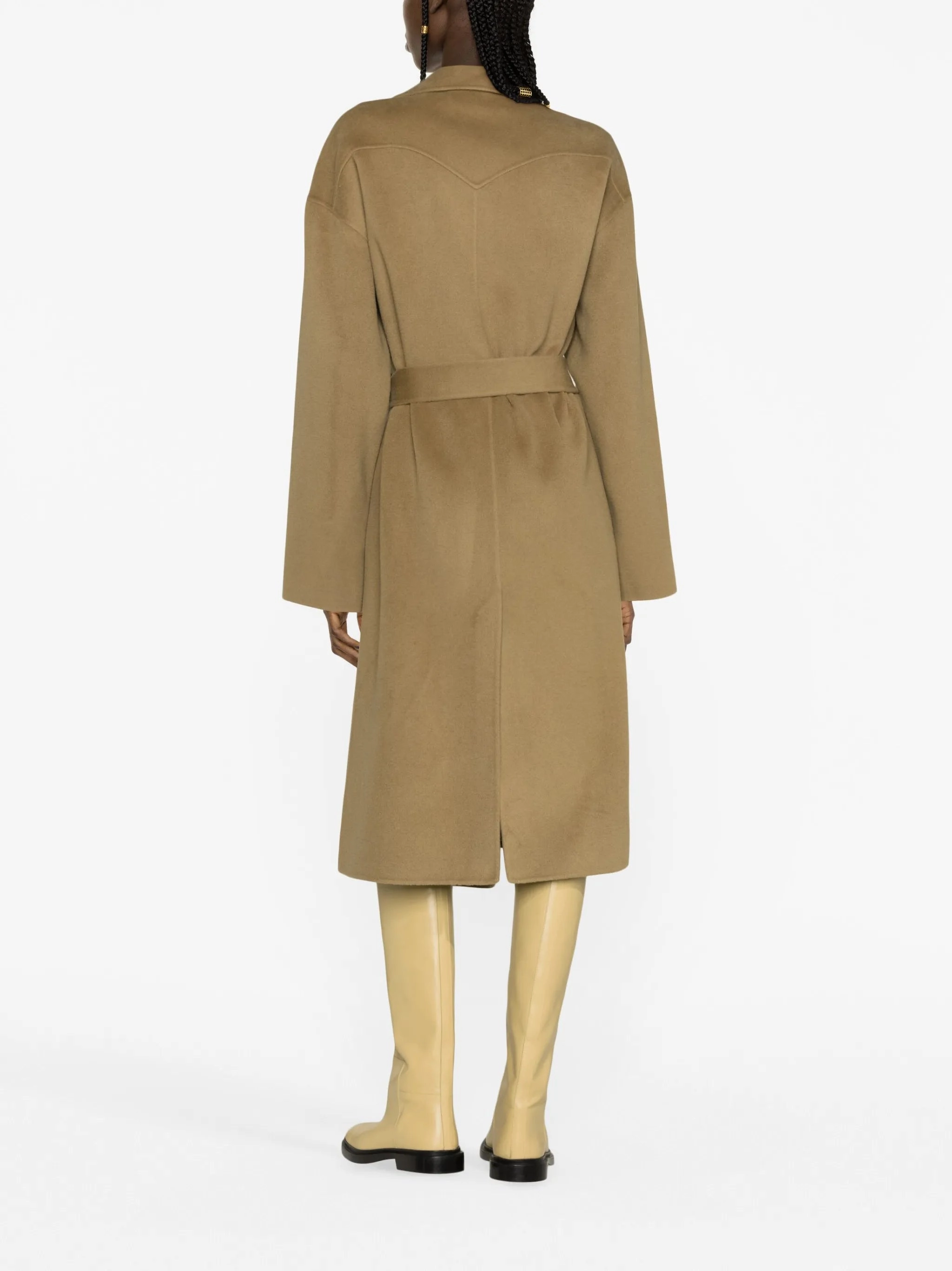 Best Winter Coats For Boston belted wool-blend coat