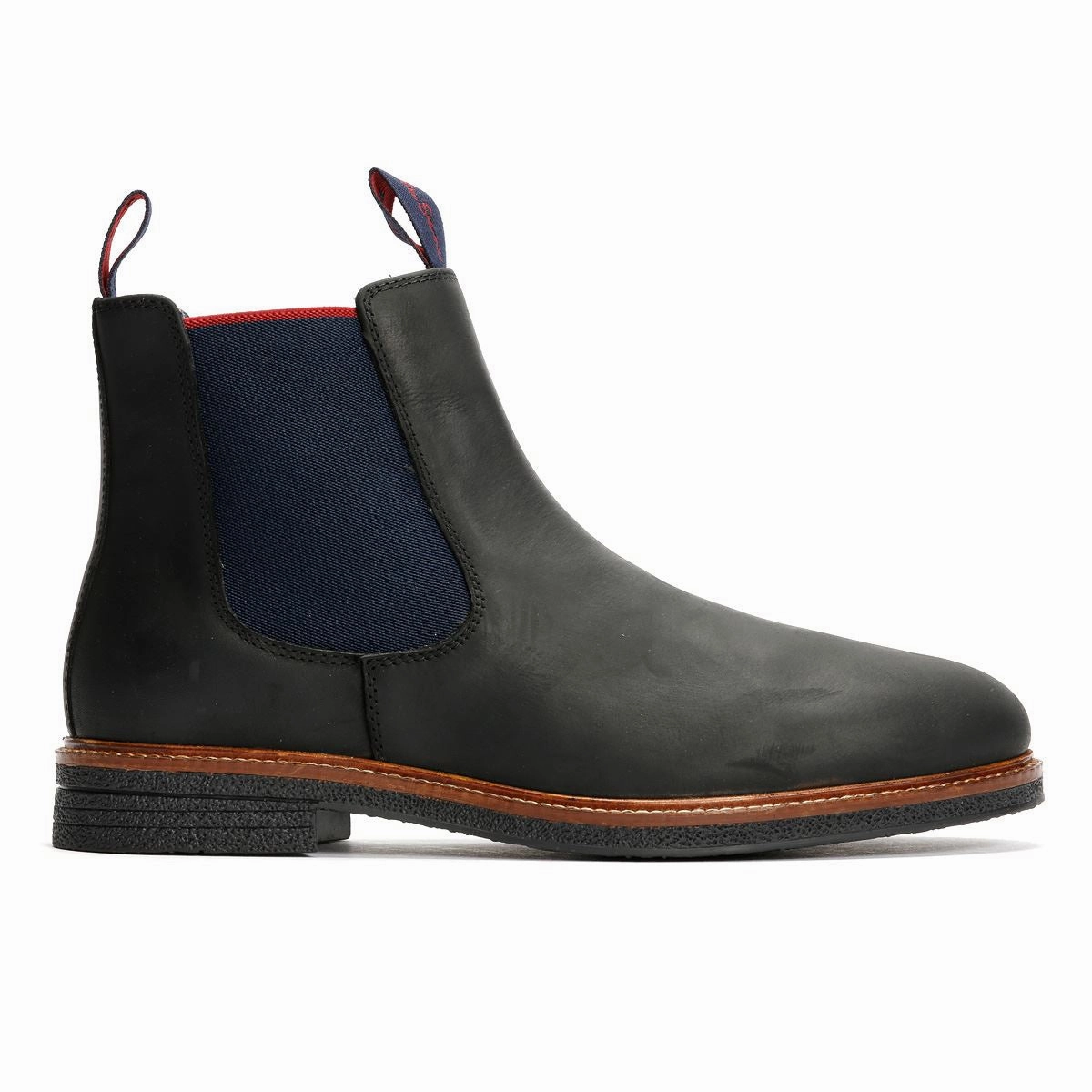 Ben Sherman Walker Chelsea Leather Men's Black Boots Chelsea Boots And Leather Jacket
