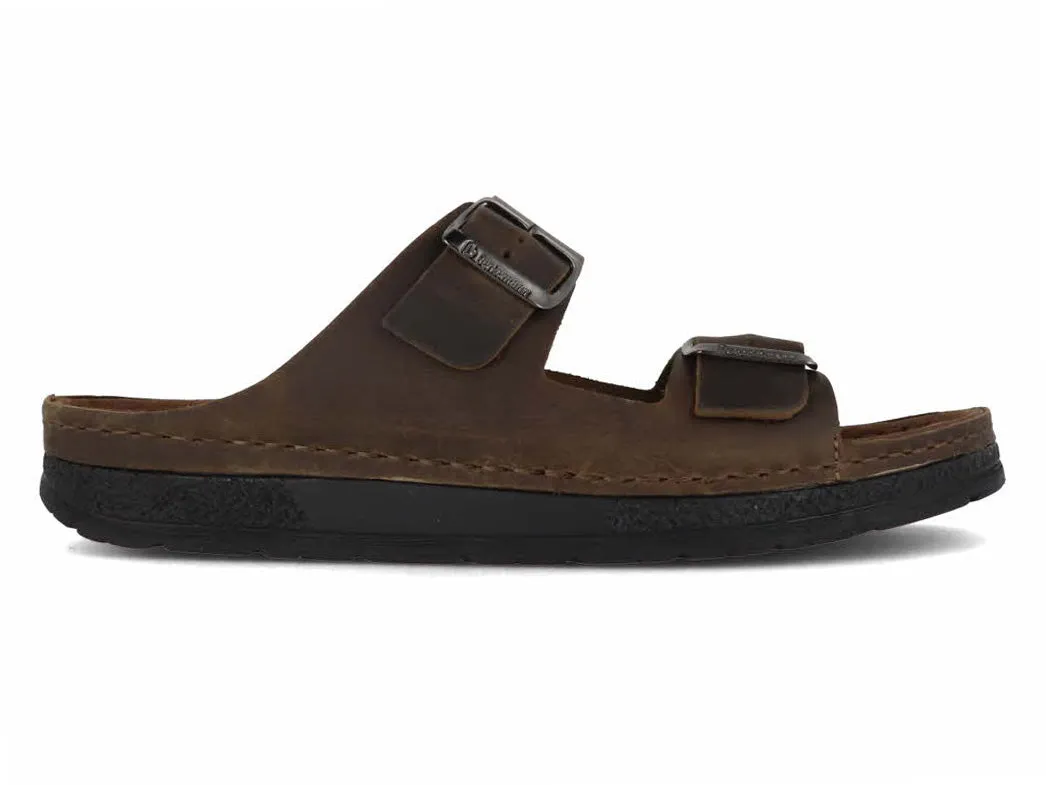 Berkemann BERKINA Men Sandals 'Adam', olive Roman Stud Sandals