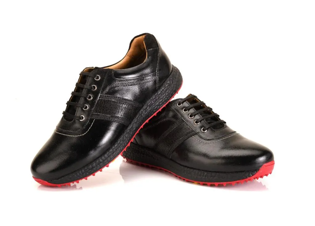 Berlin Full Black-Golf Shoes Shoe Waterproofing