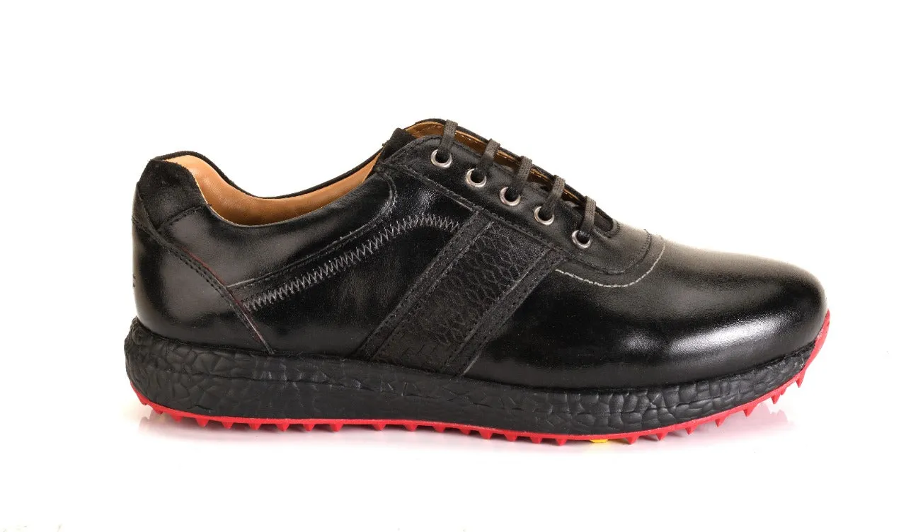 Shoes Trekking Waterproof Berlin Full Black-Golf Shoes