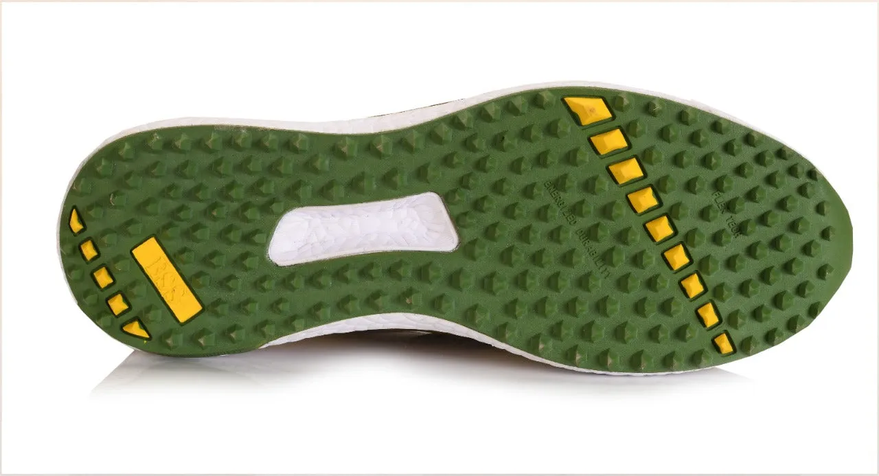 Plae Shoes Waterproof Berlin White Olive-Golf Shoes