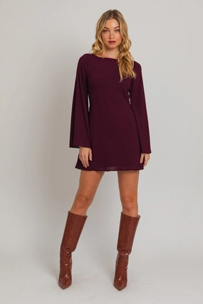Marine Layer Camila Mini Dress Beverly Bell Sleeve Mini Dress