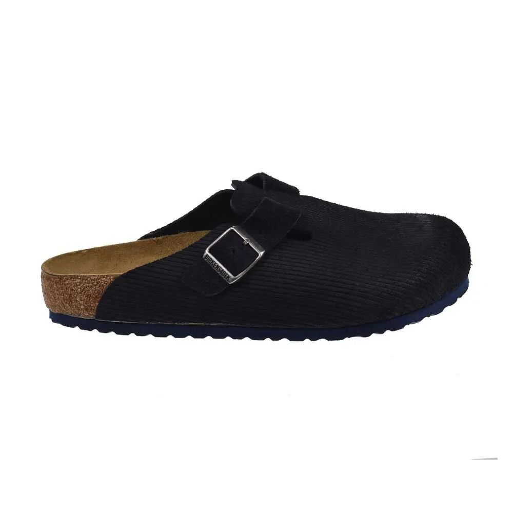 Birkenstock Boston BS Men's Sandals Corduroy Midnight 1026108 Map Of Sandals Resorts In Jamaica