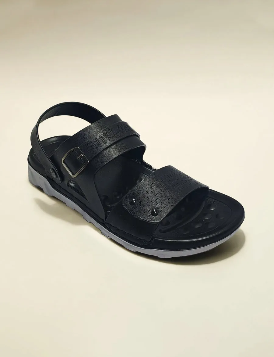 Define Sandals Black Soft & Smart Sandal