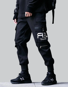 Light Grey Cargo Pants Black Cargo Pants Streetwear