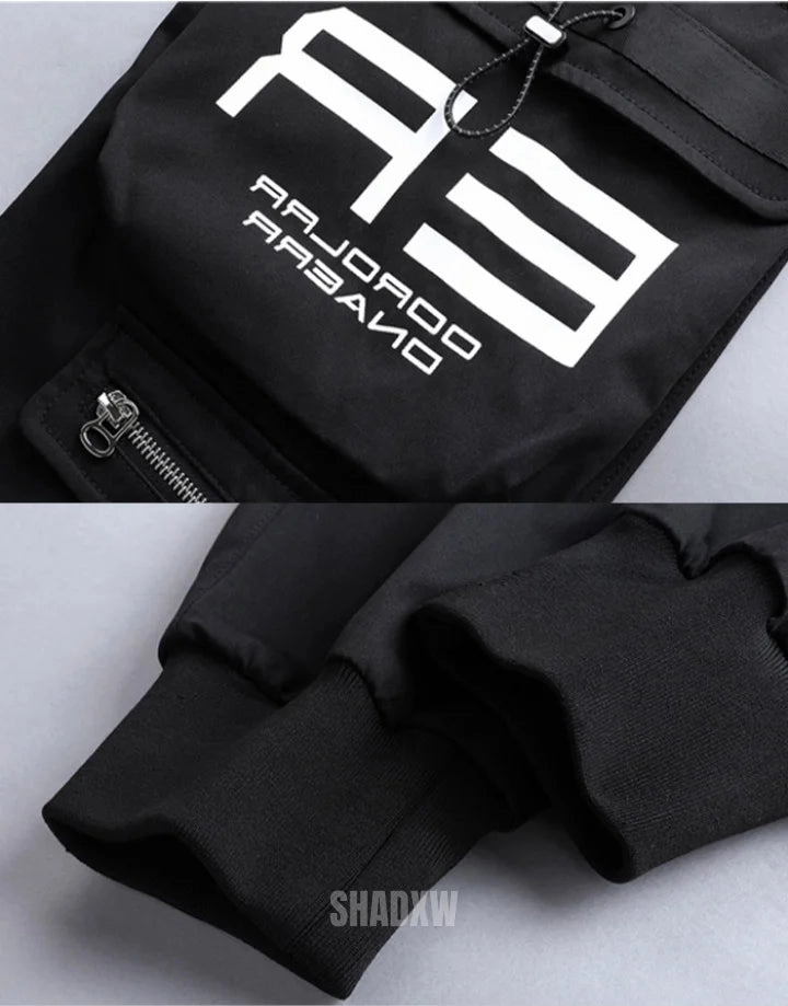 Farm Rio Cargo Pants Black Cargo Pants Streetwear