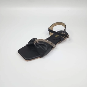 Comfort Walk Sandals Black Studs Sandals
