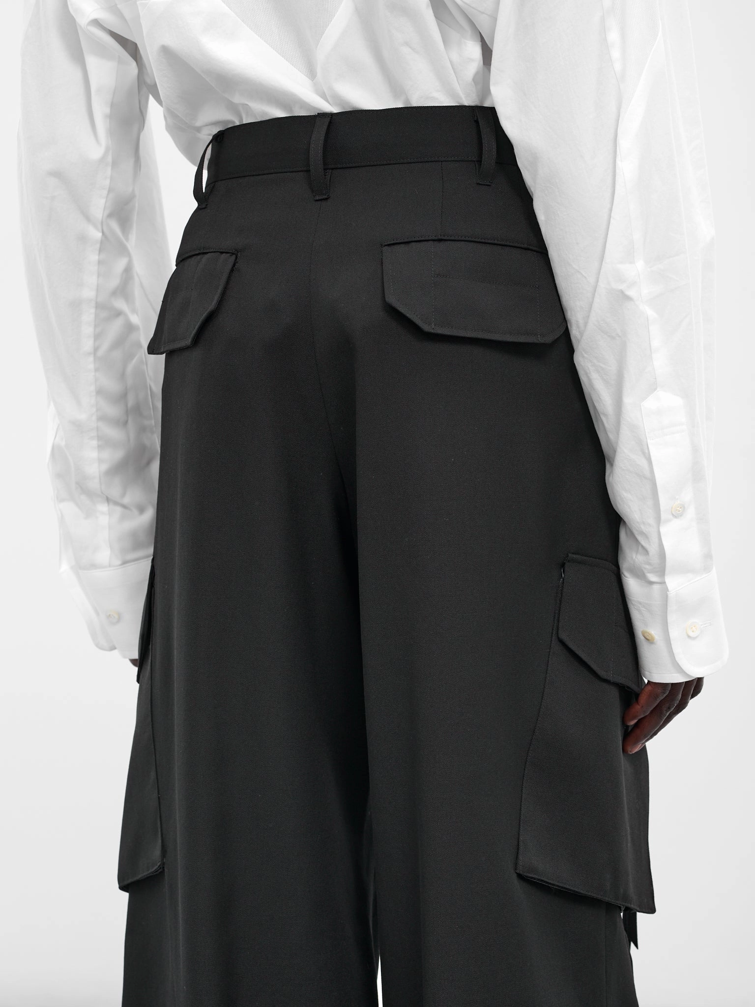 Gramicci Summit Cargo Pants Black Wool Tailored Cargo Pants (25A0260-BLACK)