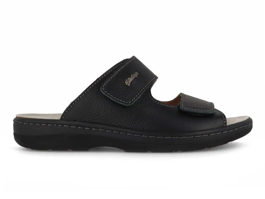 Hickersberger Men Leather Sandals 'Vario', black Taos Trulie Sandals