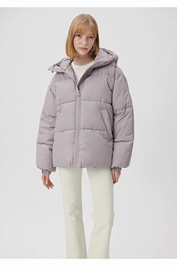 Blue Women's Grey Puffer Coats Jones Coats