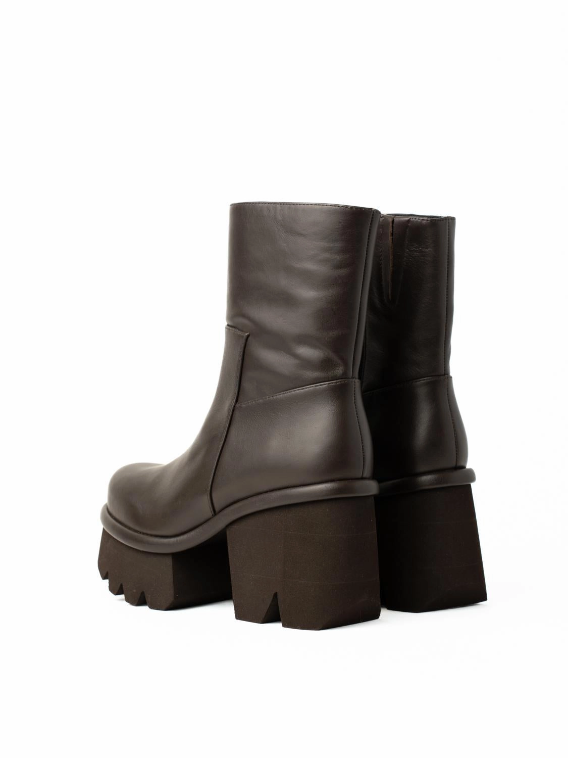 Ladies Ankle Boots With Heel HANNE NAPPALUX BROWN