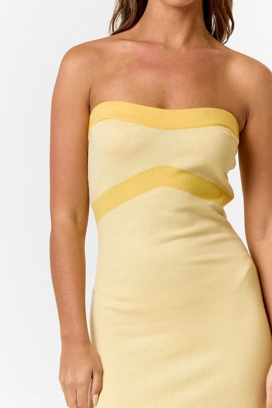 Bold Borderline Tube Maxi Dress Long Sleeve Tulle Maxi Dress