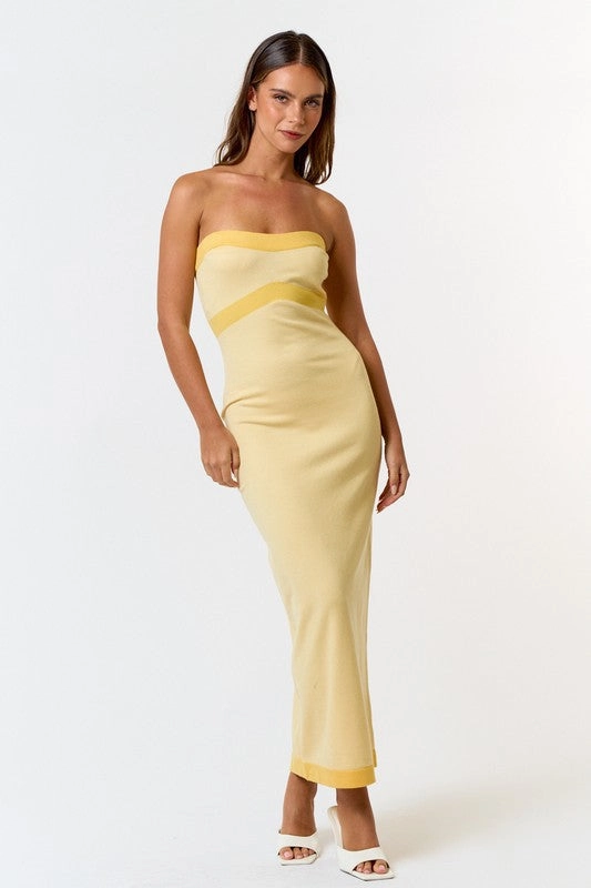 Grecian Maxi Dress Bold Borderline Tube Maxi Dress