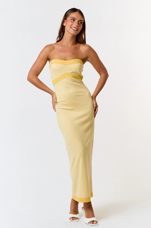 Auguste Stevie Maxi Dress Bold Borderline Tube Maxi Dress