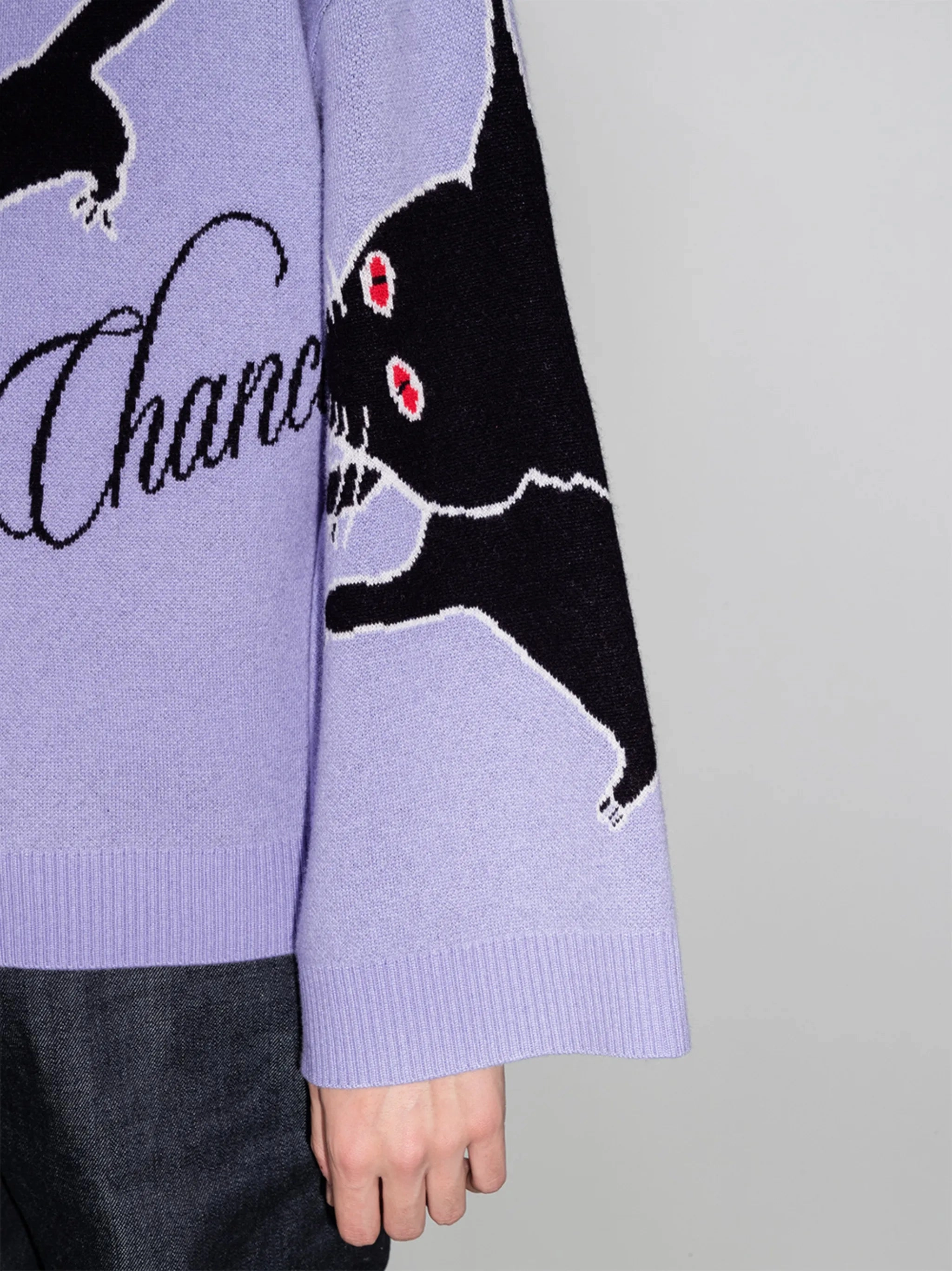 Knitwear Nz Bonne Chance intarsia jumper