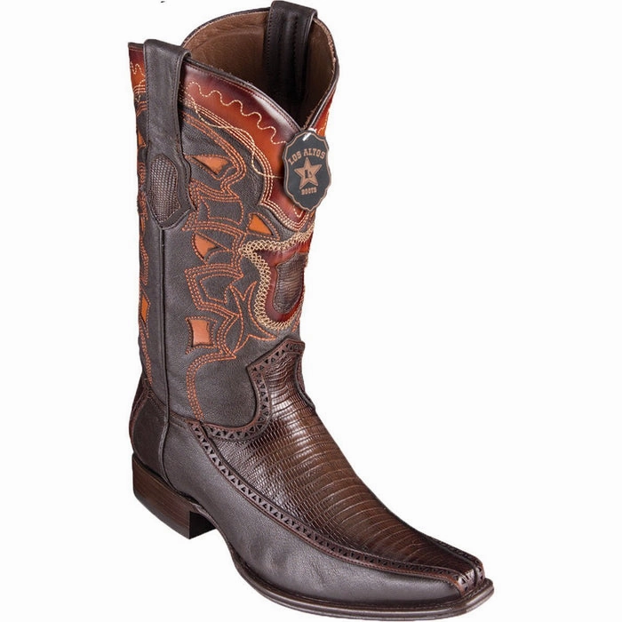 Ankle Boots Chelsea Boots Botas de Armadillo Lizard con Venado Tejida Horma Europea