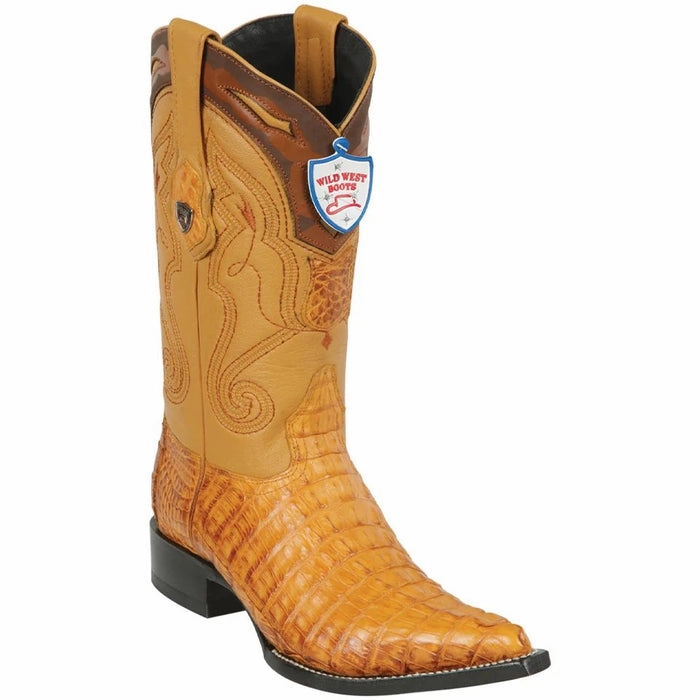 Botas de Cocodrilo Caiman Cola Punta 3X Aladino Steel Toe Welding Boots