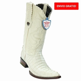 Botas de Cocodrilo Caiman Cola Punta 3X Aladino Boots Gogo