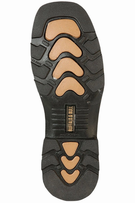 Botas de Trabajo de Cuero Horma Rodeo Color Tan con Proteccion GEN Kangaroo Skin Boots