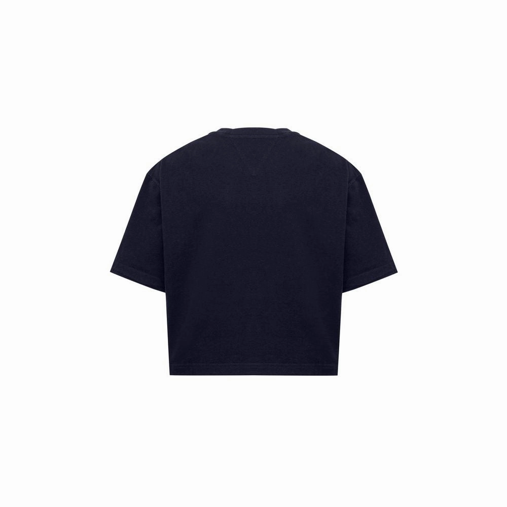 Movie Graphic T Shirts Bottega Veneta Blue Cotton T-Shirt