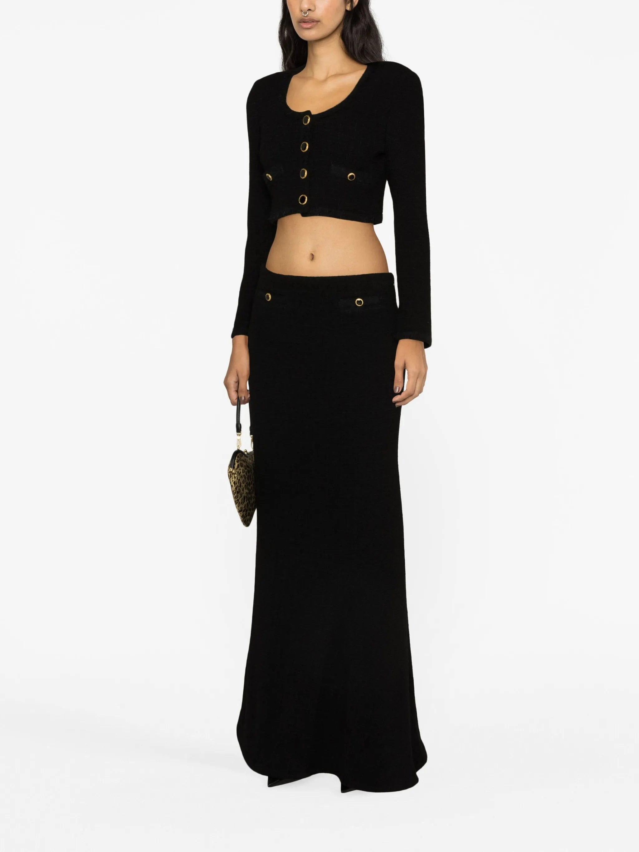 Mestiza Dress boucl maxi skirt