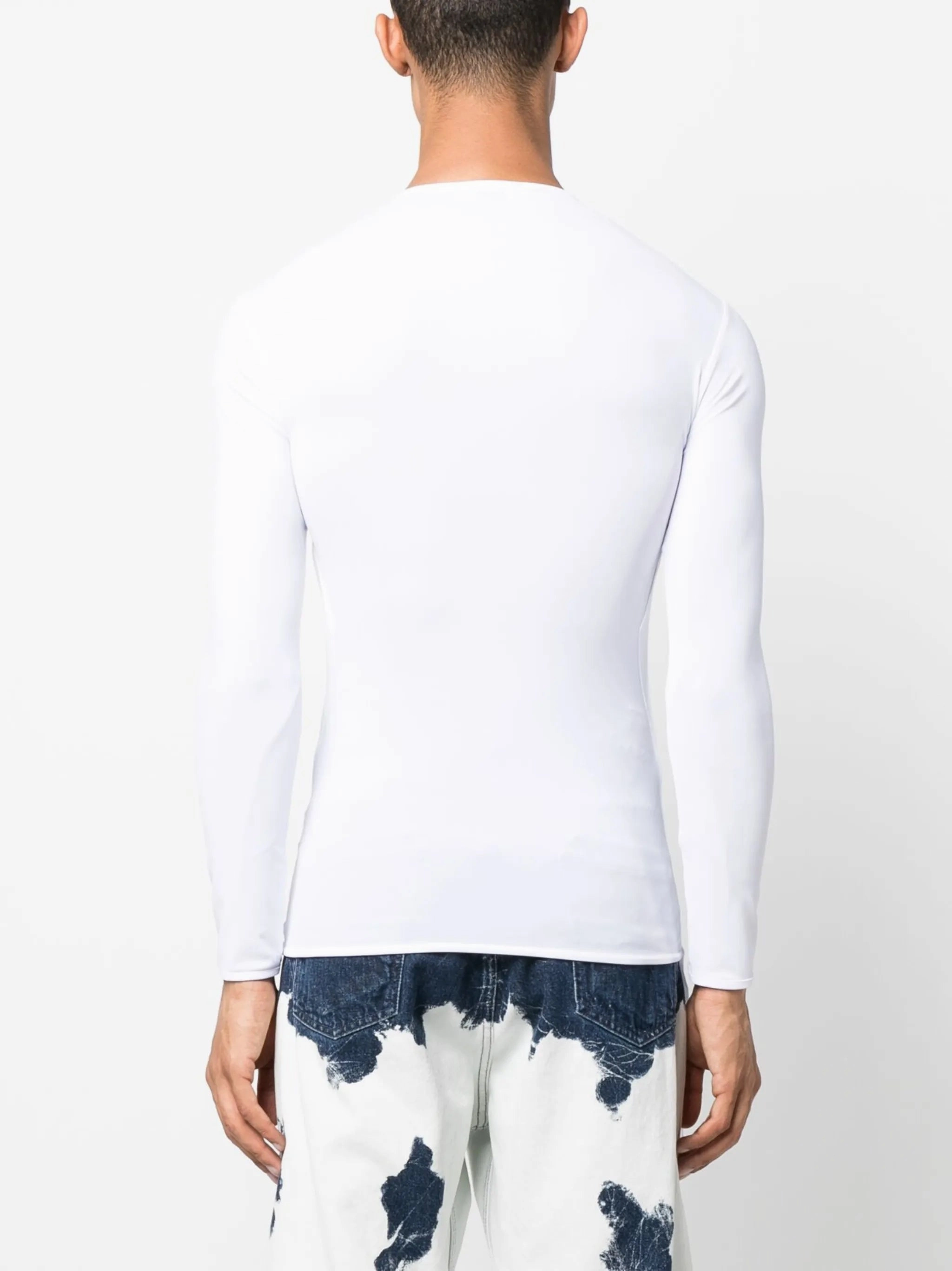 bow-detail long-sleeve T-shirt University Of Georgia T Shirts